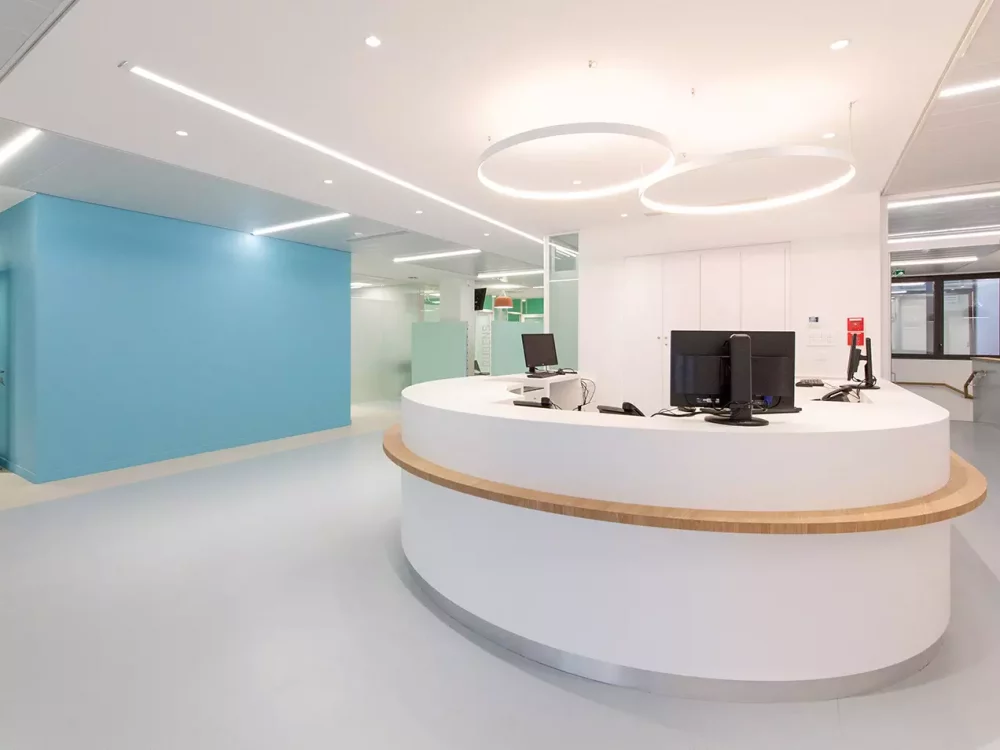 Hospital flooring - Centre dentaire CPAM