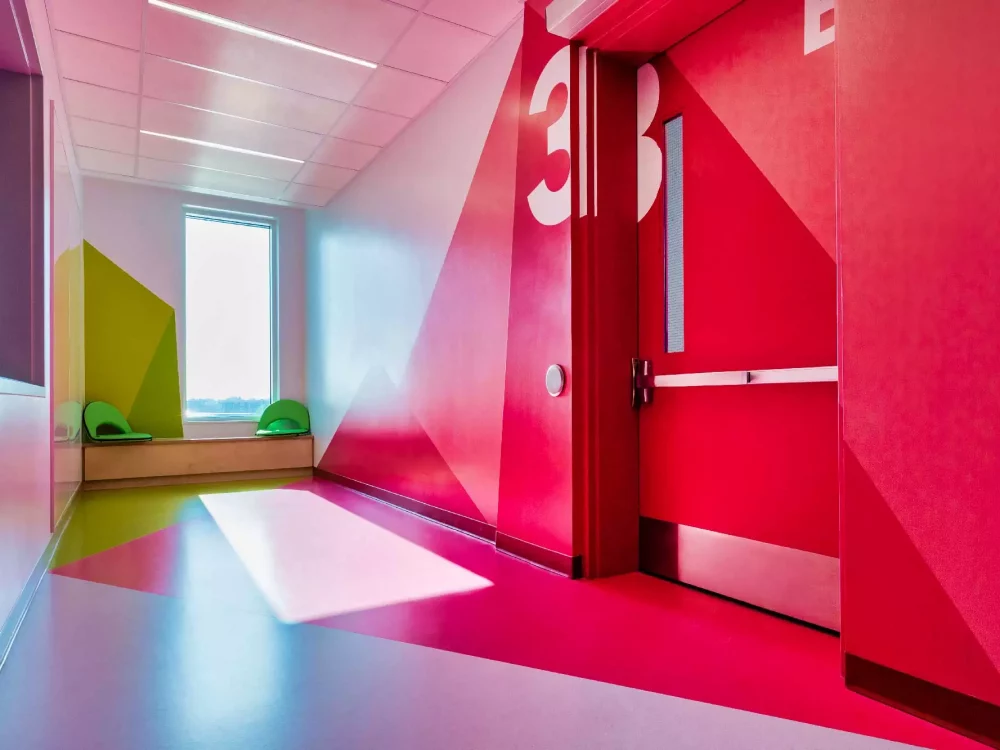 Rubber flooring for school - Nouvelle École Innovatrice
