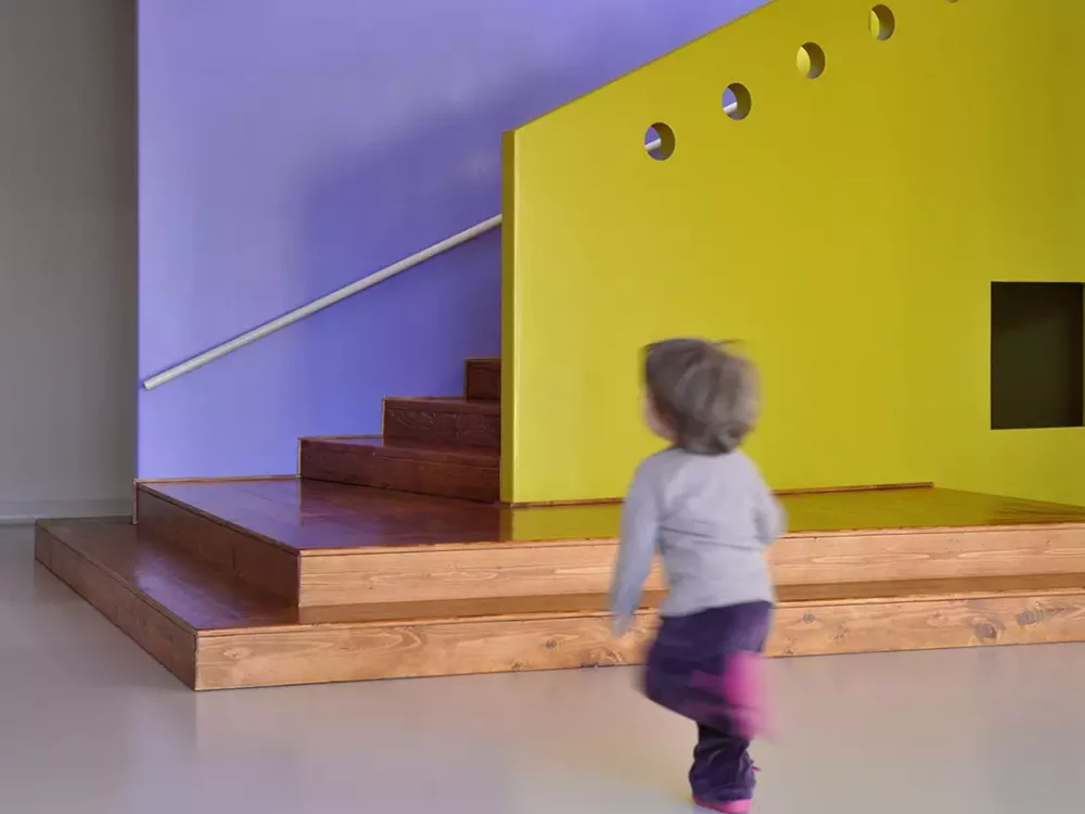 Nursery flooring - Rubber flooring for playroom, kindergarten - Asilo Pietra Porzia