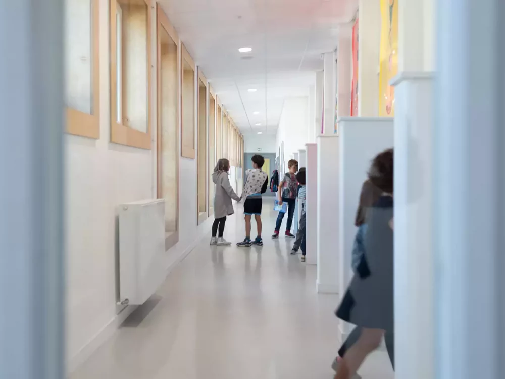 Revêtements de Sol Caoutchouc pour les Écoles - Simone Veil School