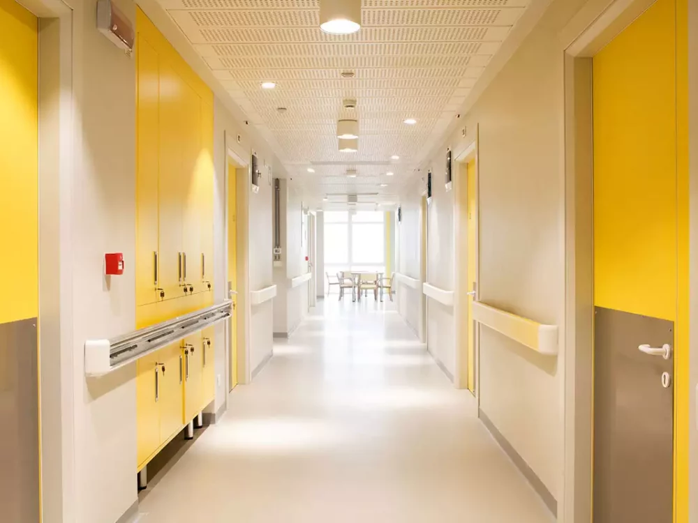 Hospital flooring - Villa Annunziata Healthcare