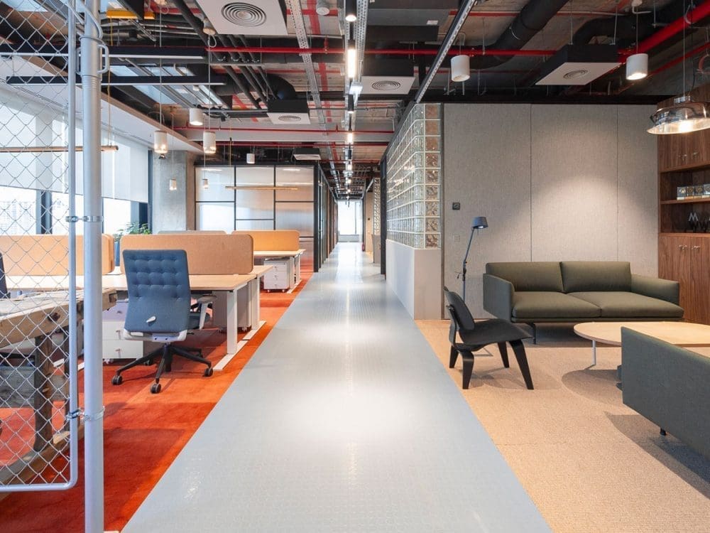 Office flooring - McCann offices